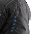 Super Adventure ABSØLUTESHELL™ - Men Motorcycle Off-Road Jacket - Black/Black/Blue