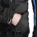 Super Adventure ABSØLUTESHELL™ - Men Motorcycle Off-Road Jacket - Black/Black/Blue