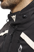 Gullfoss D-Dry - Motorcycle Jacket Waterproof Men - Black/Black/Tidal Foam