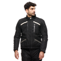 Gullfoss D-Dry - Motorcycle Jacket Waterproof Men - Black/Black/Tidal Foam