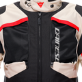 Gullfoss D-Dry - Motorcycle Jacket Waterproof Men - Tidal Foam/Black/Red