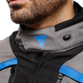 Gullfoss D-Dry - Motorcycle Jacket Waterproof Men - Gargoyle/Black/Blue