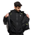 Gullfoss D-Dry - Motorcycle Jacket Waterproof Men - Gargoyle/Black/Blue