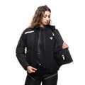 Gullfoss D-Dry - Motorcycle Jacket Waterproof Women - Black/Black