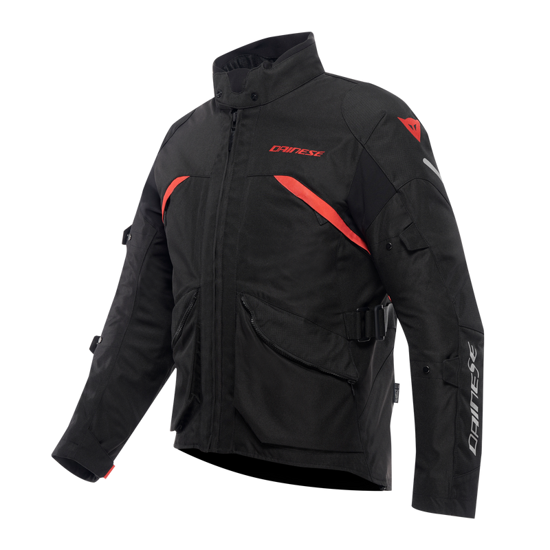 Tempest 4 D-Dry - Motorcycle Jacket Waterproof Men - Black/Black/Red
