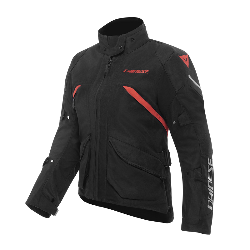 Tempest 4 D-Dry - Motorcycle Jacket Waterproof Women - Black/Black/Red