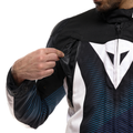 Super Sprint D-Dry - Men's Waterproof Motorcycle Jacket - Black/Blue/White