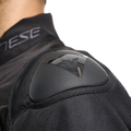 Super Sprint D-Dry - Men's Waterproof Motorcycle Jacket - Black/Black/Red-Lava