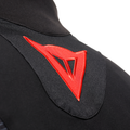 Super Sprint D-Dry - Men's Waterproof Motorcycle Jacket - Black/Black/Red-Lava