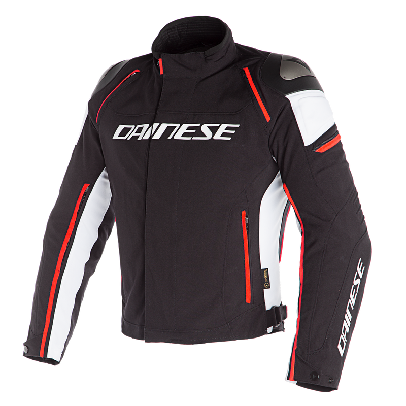Racing 3 D-DRY® Jacket - Black/White/Red-Fluo