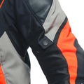 Super Rider 2 ABSOLUTESHELL™ - Men's Waterproof Motorcycle Jacket - Black/Dark-Gull-Gray/Fluo-Red