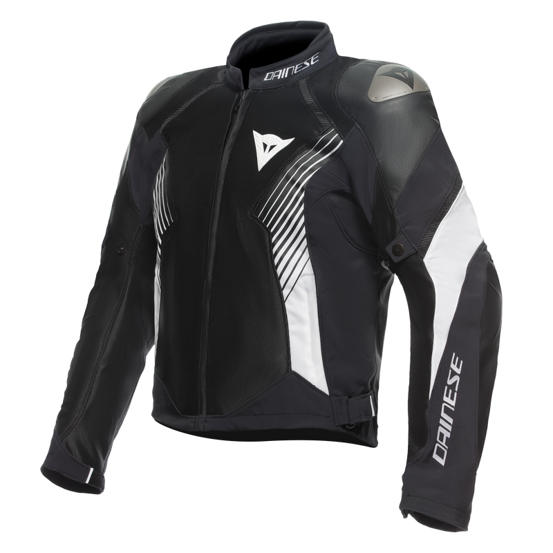 Super Rider 2 ABSOLUTESHELL™ - Men's Waterproof Motorcycle Jacket - Black/Black/White