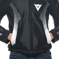 Super Rider 2 ABSOLUTESHELL™ - Men's Waterproof Motorcycle Jacket - Black/Black/White