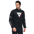 Veloce D-DRY®- Men's Waterproof Motorcycle Jacket - Black/White/Lava-Red