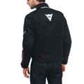 Veloce D-DRY®- Men's Waterproof Motorcycle Jacket - Black/White/Lava-Red