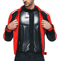 Hydraflux 2 Air D-DRY® - Men's Waterproof Motorcycle Jacket - Black/Lava-Red