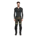 Super Adventure ABSØLUTESHELL™ - Men Off-Road Motorcycle Pants - Black/Tarmac/Fluo Yellow