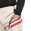 Gullfoss D-Dry - Men's All Seasons Motorcycle Pants - Tidal Foam/Red