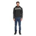 Ignite 2 - Men Textile Motorcycle Jacket - Black/Moss Gray