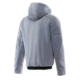 Bovisa - Motorcycle Hoodie Full-Zip - Grey-Melange/Black