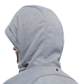 Bovisa - Motorcycle Hoodie Full-Zip - Grey-Melange/Black