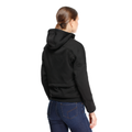 Daemon-X - Women's Motorcycle Hoodie Full-Zip - Black