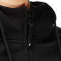 Daemon-X - Women's Motorcycle Hoodie Full-Zip - Black