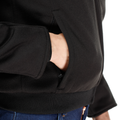 Daemon-X - Women's Motorcycle Hoodie Full-Zip - Black