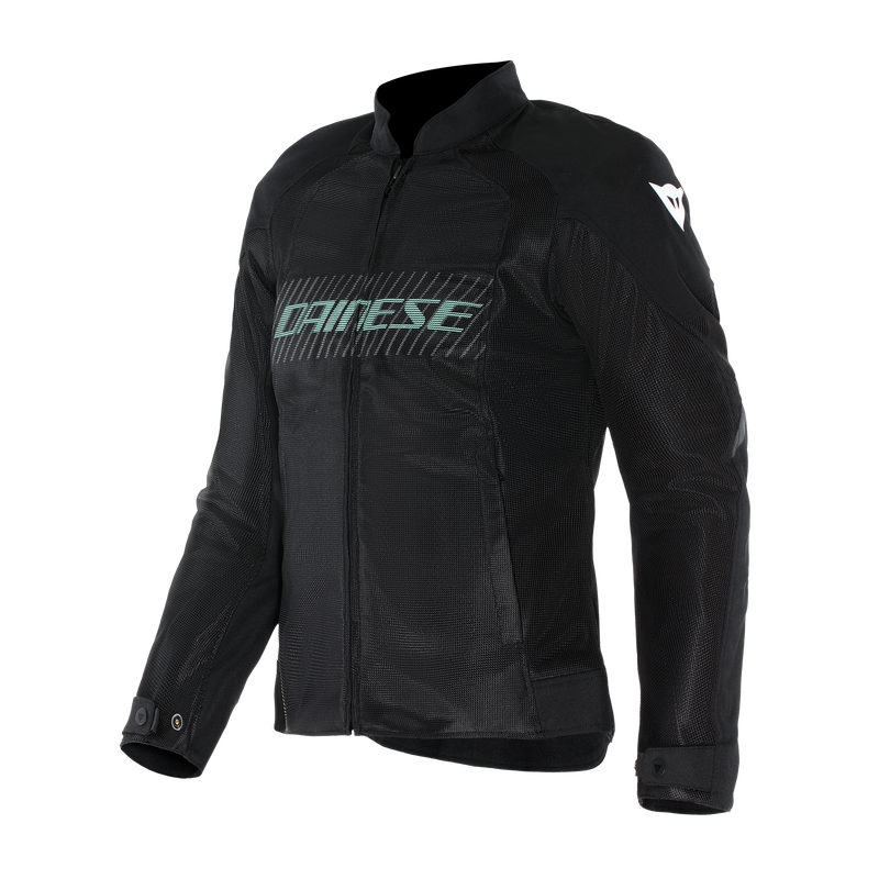 Herosphere Air - Women's Summer Motorcycle Jacket - Black/Gray/Light Green