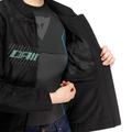 Herosphere Air - Women's Summer Motorcycle Jacket - Black/Gray/Light Green