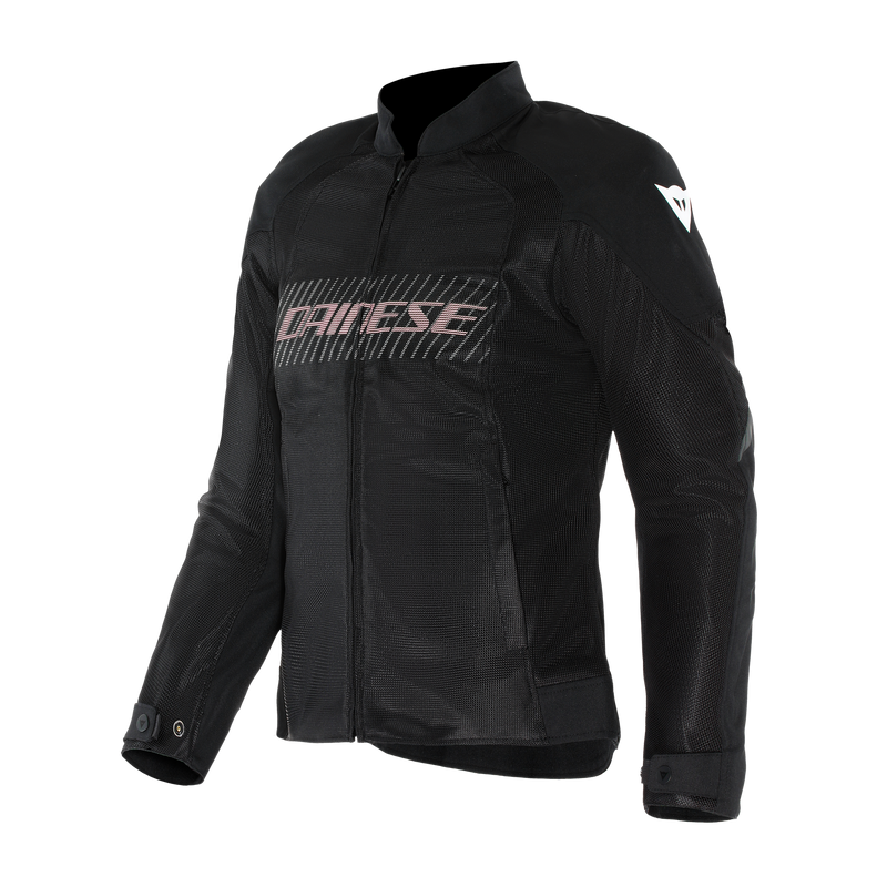 Herosphere Air - Women's Summer Motorcycle Jacket - Black/White/Peach