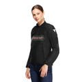 Herosphere Air - Women's Summer Motorcycle Jacket - Black/White/Peach
