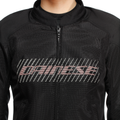 Herosphere Air - Women's Summer Motorcycle Jacket - Black/White/Peach