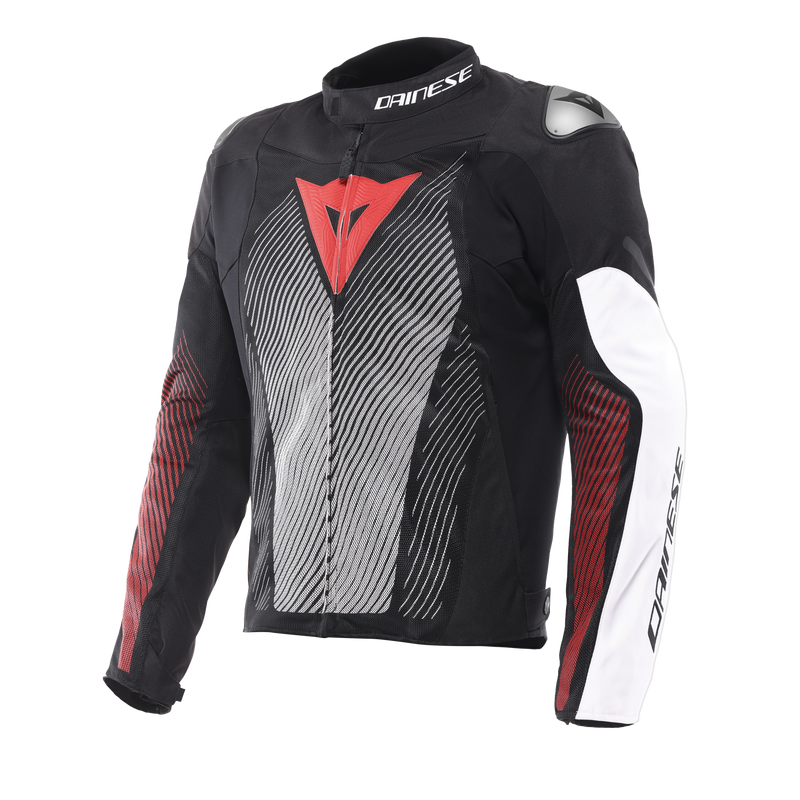 Ventar Air Tex - Men's Summer Textile Motorcycle Jacket - Black/White/Red