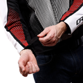 Ventar Air Tex - Men's Summer Textile Motorcycle Jacket - Black/White/Red
