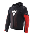 Super Sprint Air Tex - Men's Summer Mesh Motorcycle Jacket - Black/White