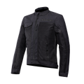 Alfama Air Tex - Men's Summer Mesh Motorcycle Jacket - Dark Grey/Black