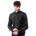 Alfama Air Tex - Men's Summer Mesh Motorcycle Jacket - Dark Grey/Black