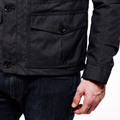 Marvila Tex - Motorcycle Jacket In Textile Men - Dark Grey