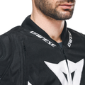 Avro 5 - Men's Fabric Motorcycle Jacket - Black/White/Black