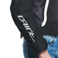 Avro 5 - Men's Fabric Motorcycle Jacket - Black/White/Black