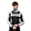 Air Frame 3 Tex - Men's Summer Motorcycle Jacket In Fabric - Light Gray/Light Gray/Black