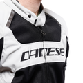 Air Frame 3 Tex - Men's Summer Motorcycle Jacket In Fabric - Light Gray/Light Gray/Black