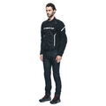 Air Frame 3 Tex - Men's Summer Motorcycle Jacket In Fabric - Black/Black/White