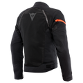 Air Frame 3 Tex - Men's Summer Motorcycle Jacket In Fabric - Black/Black/Red-Fluo