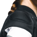 Avro 5 - Women's Fabric Motorcycle Jacket - Black/White/Black