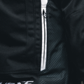Avro 5 - Women's Fabric Motorcycle Jacket - Black/White/Black