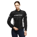 Air Frame 3 Tex - Women's Summer Motorcycle Jacket In Fabric - Black/White/White