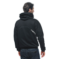 Daemon-X Safety Hoodie - Men's Motorcycle Safety Hoodie - Black/Black/White