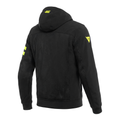 Vintedge Air Tex VR46 - Men's Summer Mesh Motorcycle Jacket - Black/Yellow-Fluo